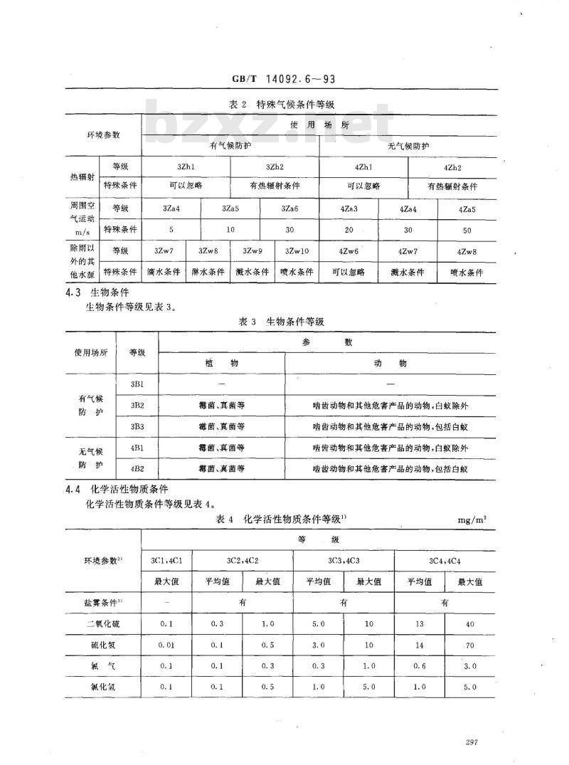 GB/T 14092.6-1993 机械产品环境条件 矿山