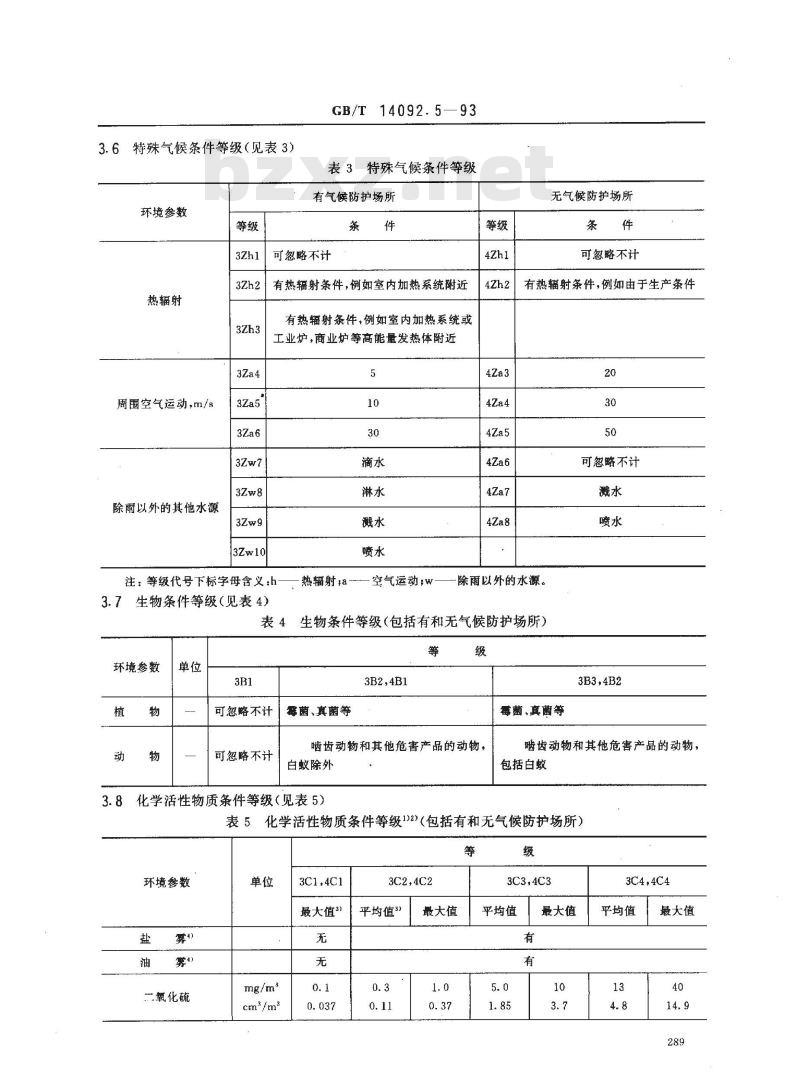 GB/T 14092.5-1993 机械产品环境条件 工业腐蚀