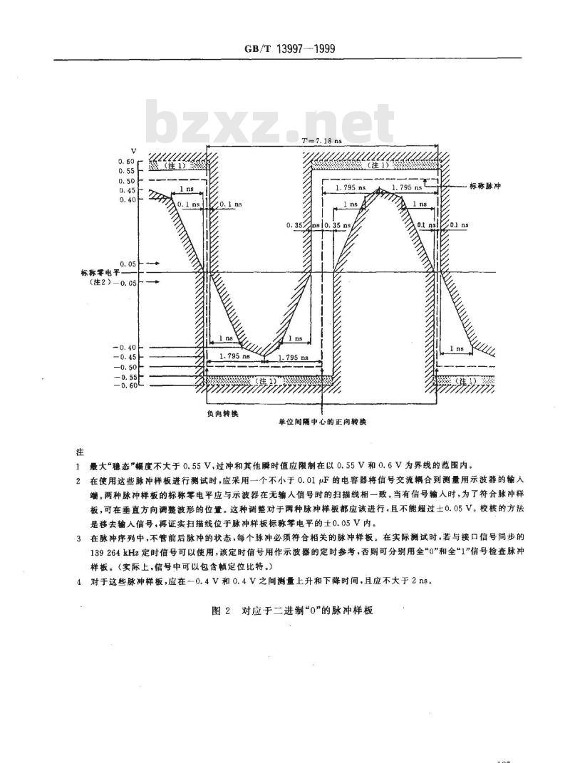 GB/T 13997-1999 2 048kbit / s、8 448kbit / s、34 368kbit / s、139 264kbit /s光端机技术要求
