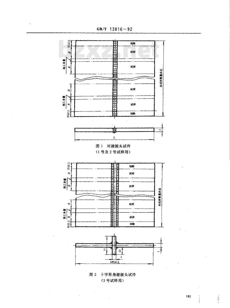 GB/T 13816-1992 焊接接头脉动拉伸疲劳试验方法
