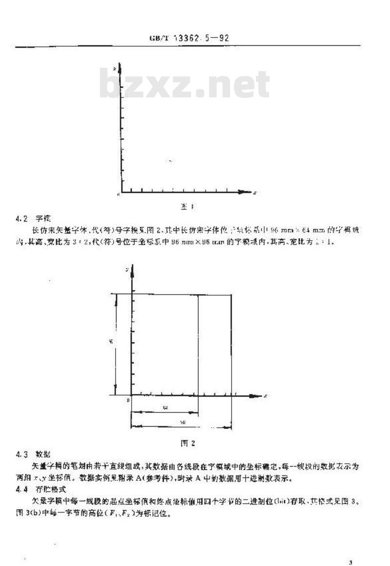 GB/T 13362.5-1992 机械制图用计算机信息交换常用长仿宋卡量字体,代(符)号数据集