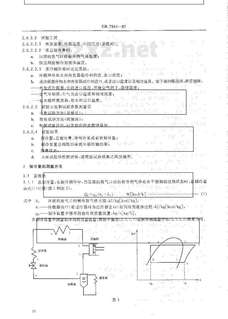 GB/T 7941-1987 制冷装置试验