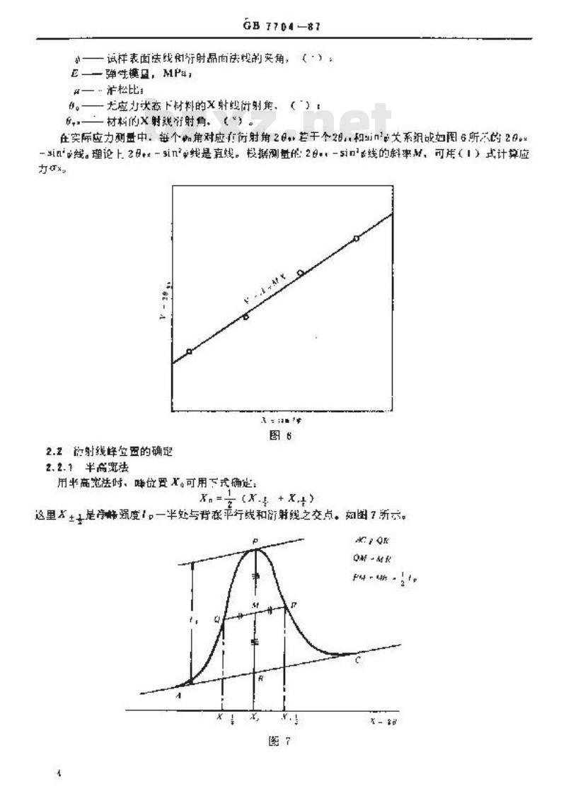 GB/T 7704-1987 X射线应力测定方法