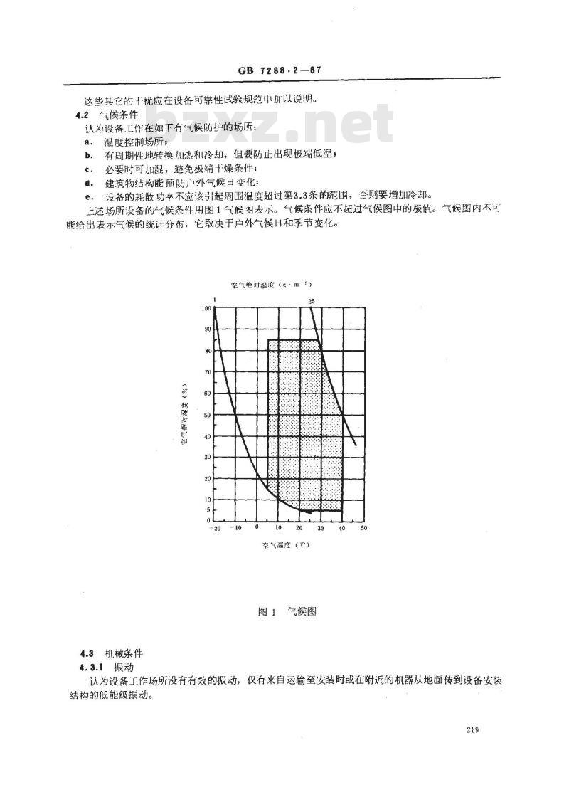 GB 7288.2-1987 设备可靠性试验 推荐的试验条件 固定使用在有气候防护场所设备-精模拟