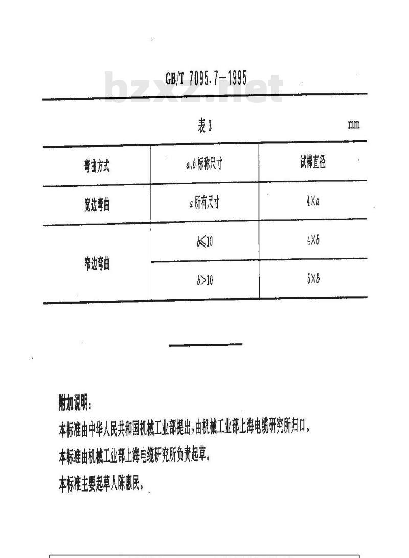 GB/T 7095.7-1995 漆包扁绕组线 第7部分 130级聚酯漆包铜扁线