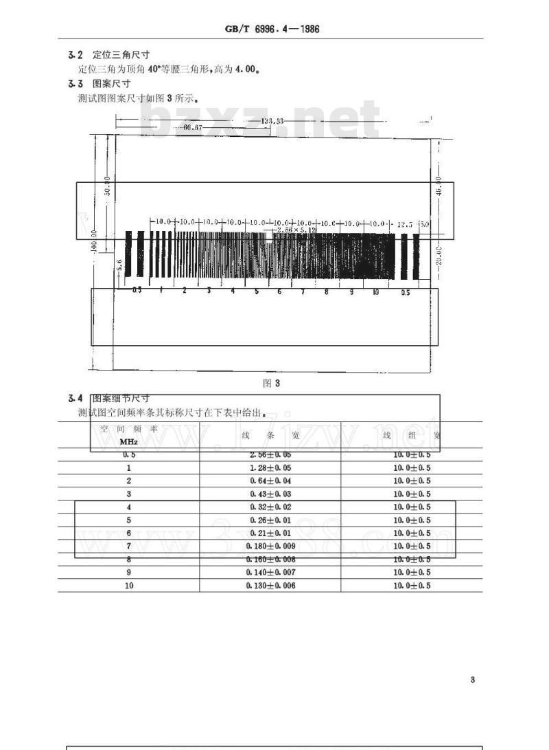 GB/T 6996.4-1986 透射式电视高频特性测试图