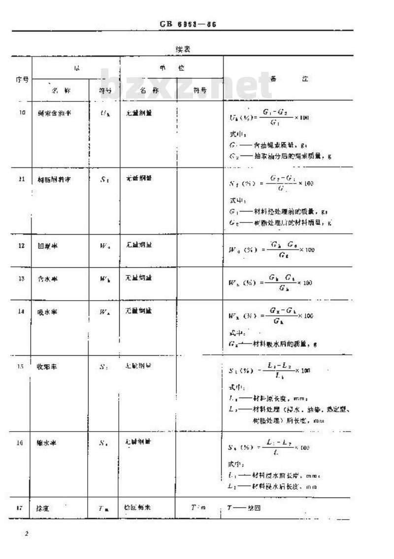 GB 6963-1986 渔具、渔具材料量、单位及符号