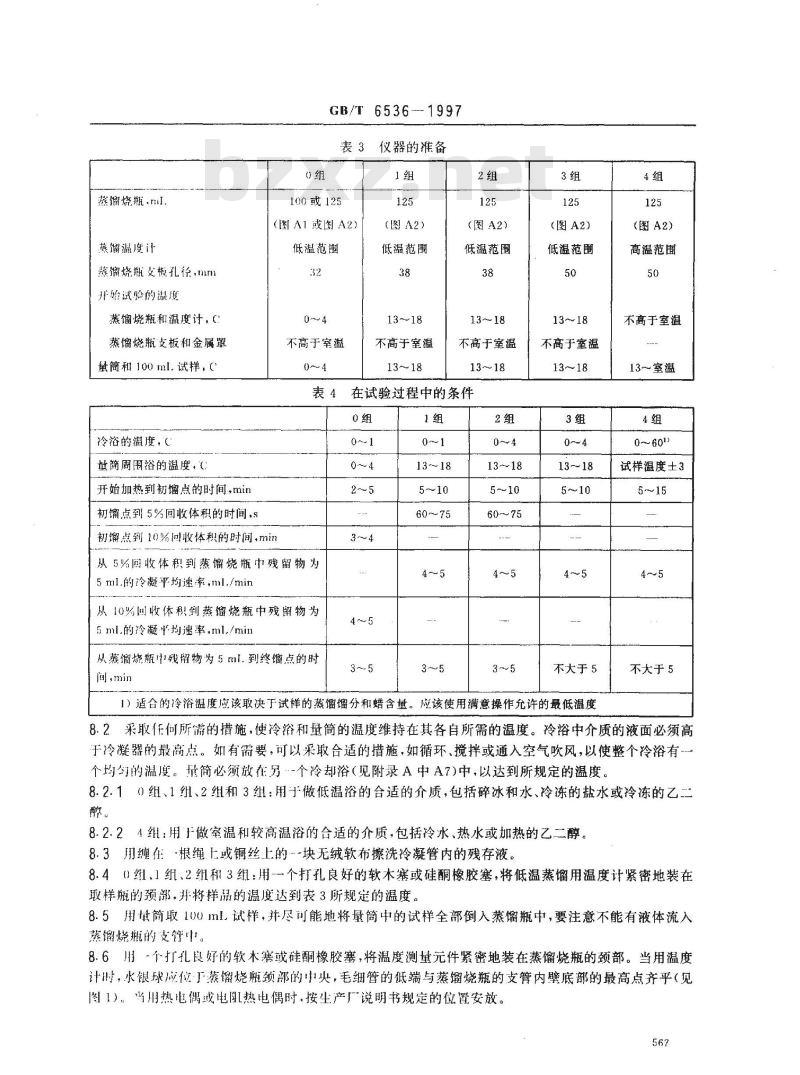 GB/T 6536-1997 石油产品蒸馏测定法