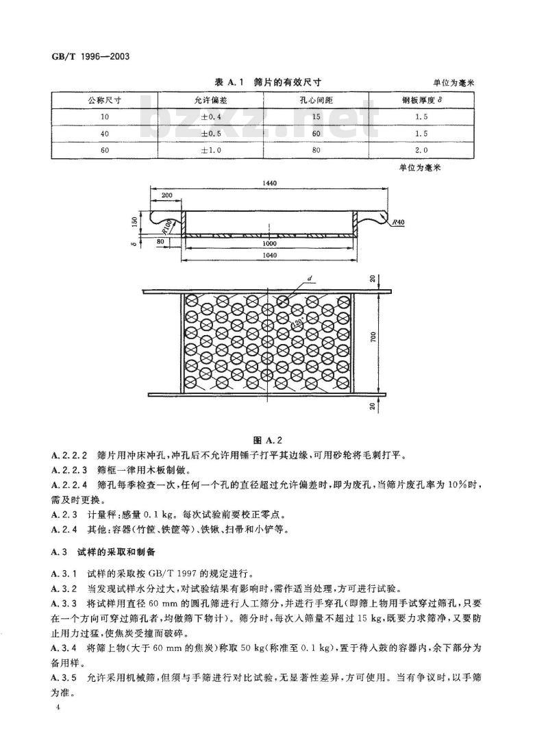 GB/T 1996-2003 冶金焦炭