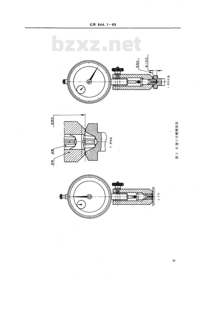 GB/T 944.1-1985 螺钉用十字槽