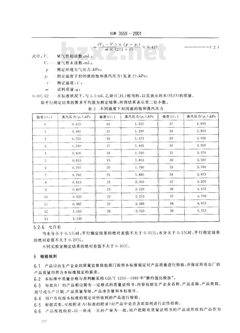 GB 3559-2001 农业用碳酸氢铵