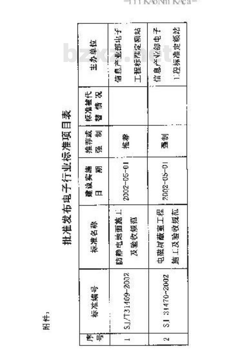 SJ 31470-2002 电磁屏蔽室工程施工及验收规范