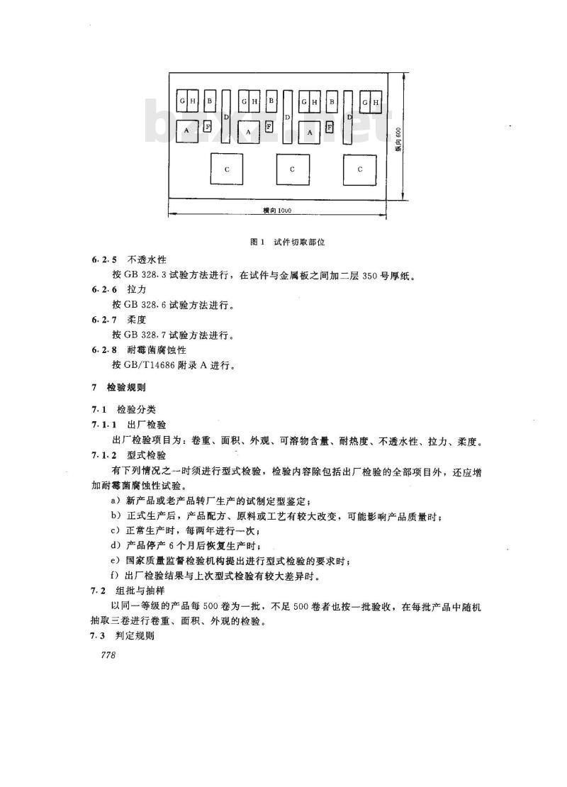 JC/T 84-1996 石油沥青玻璃布胎油毡
