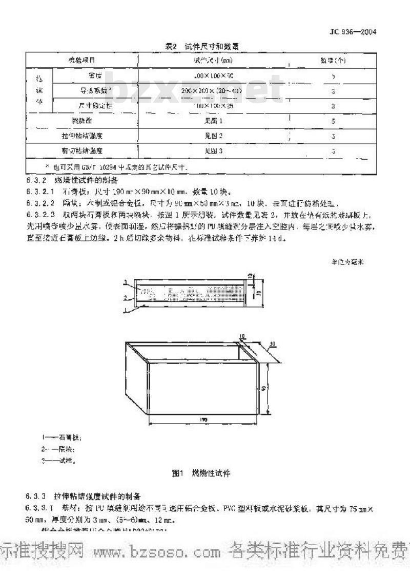 JC 936-2004 单组份聚氨酯泡沫填缝剂