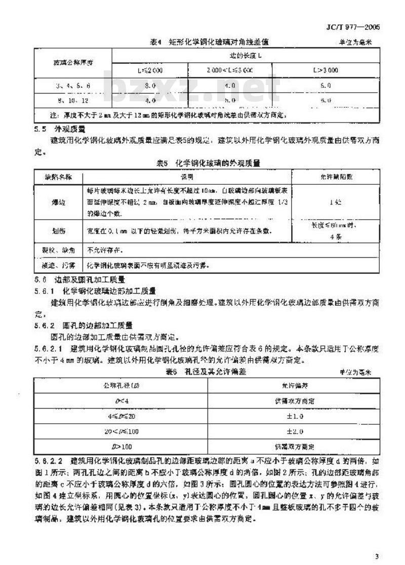 JC/T 977-2005 化学钢化玻璃