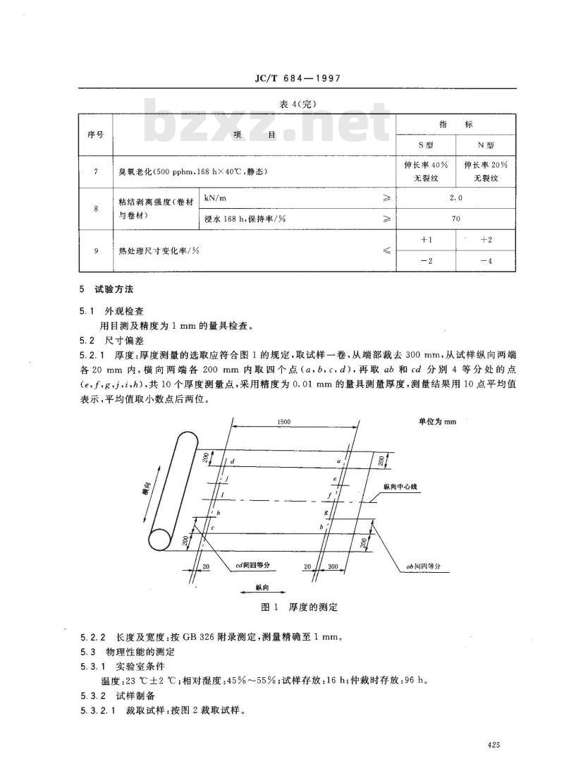 JC/T 684-1997 氯化聚乙烯----橡胶共混防水卷材