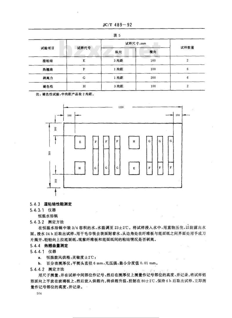 JC/T 489-1992 美铝曲面装饰板