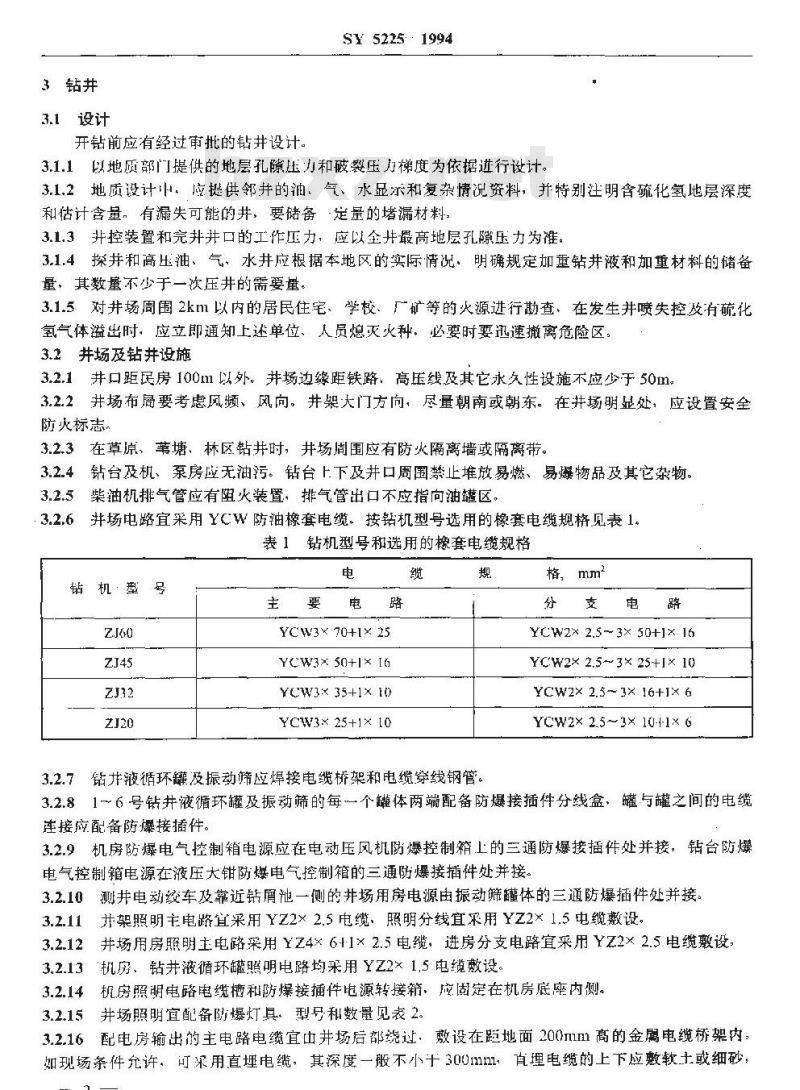 SY 5225-1994 石油与天然气钻井、开发、储运防火防爆安全生产管理规定