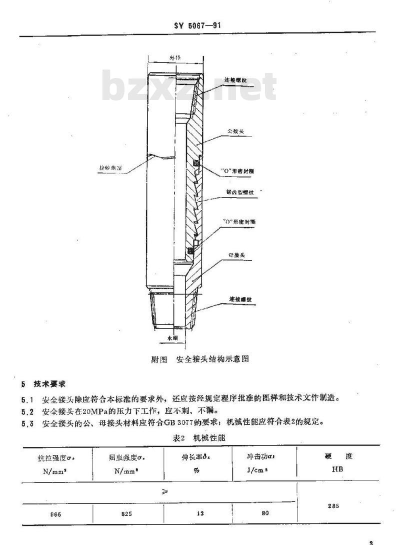 SY 5067-1991 安全接头