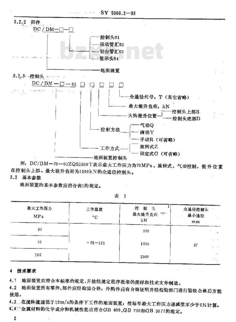 SY 5066.2-1993 油气田用地层测试器 地面控制装置