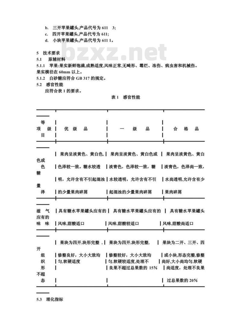 QB/T 3612-1999 糖水苹果罐头
