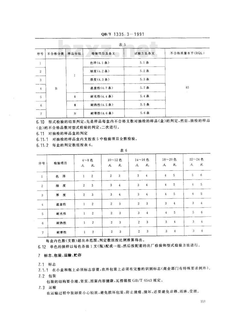 QB/T 1335.3-1991 广告画颜料
