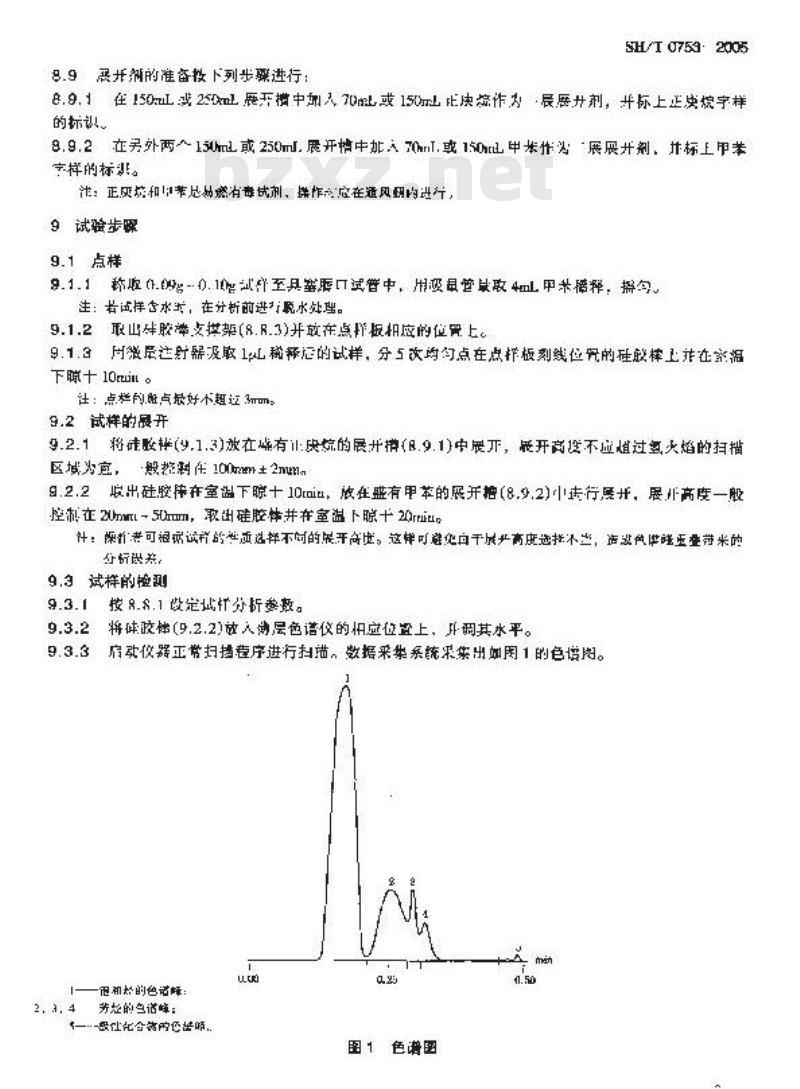 SH/T 0753-2005 润滑油基础油化学族组成测定法