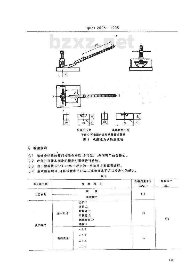 QB/T 2095-1995 钢锹