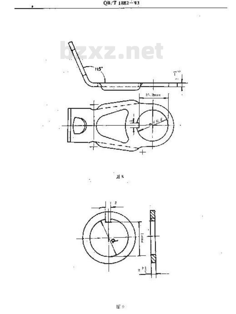 QB/T 1882-1993 自行车前叉合件