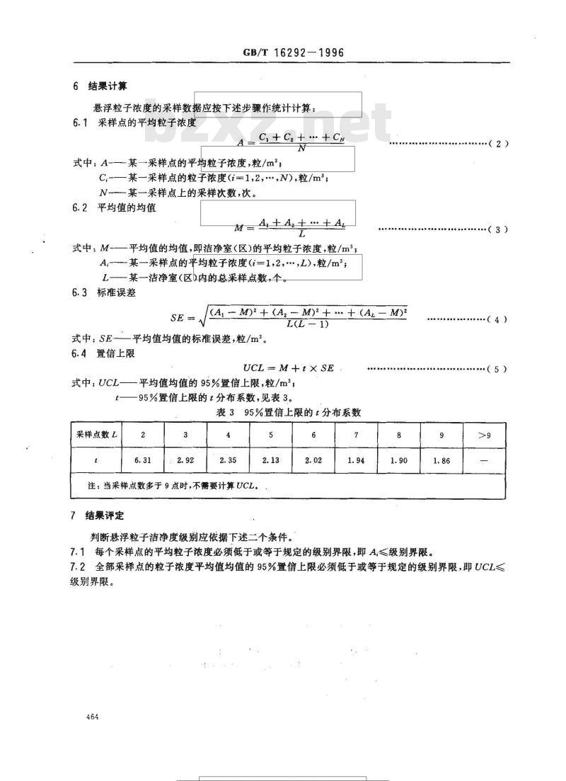 GB/T 16292-1996 医药工业洁净室(区)悬浮粒子的测试方法