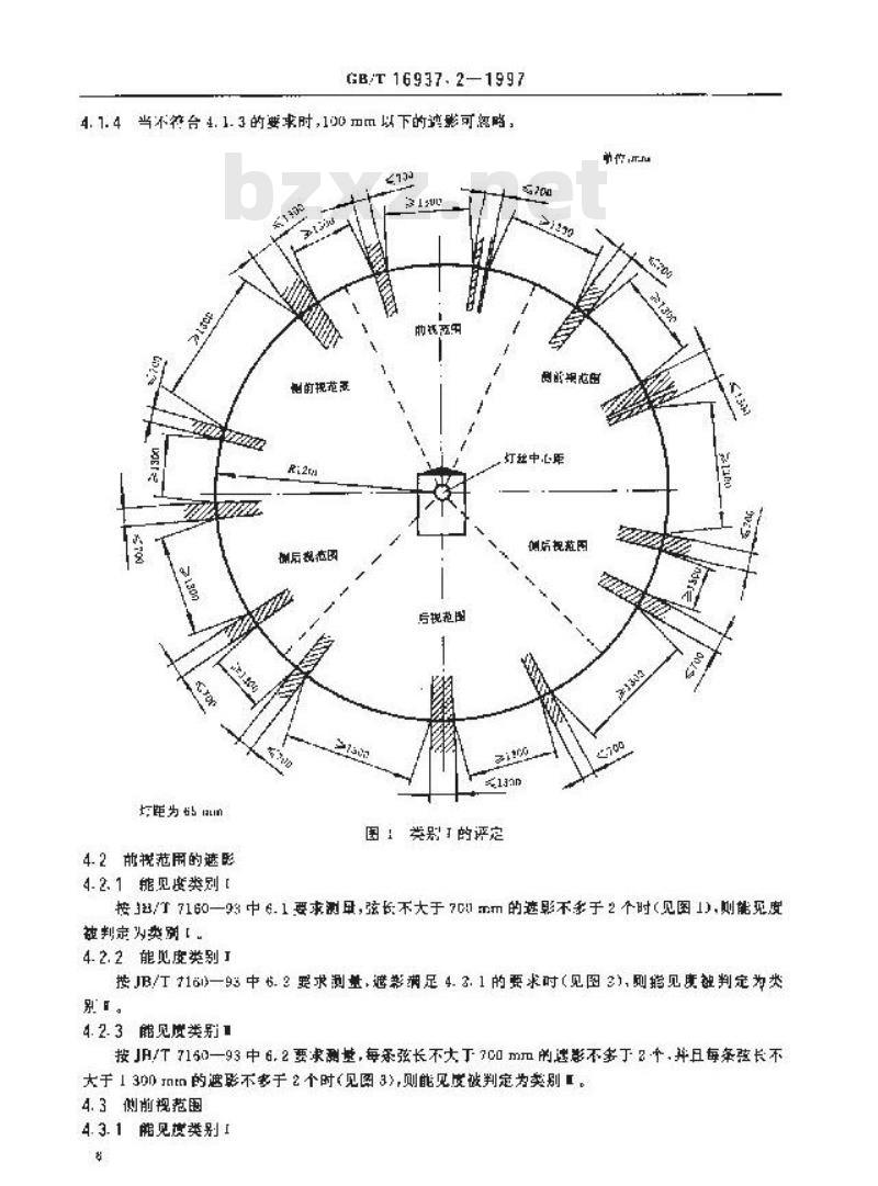 GB/T 16937.2-1997 土方机械 司机视野评定办法