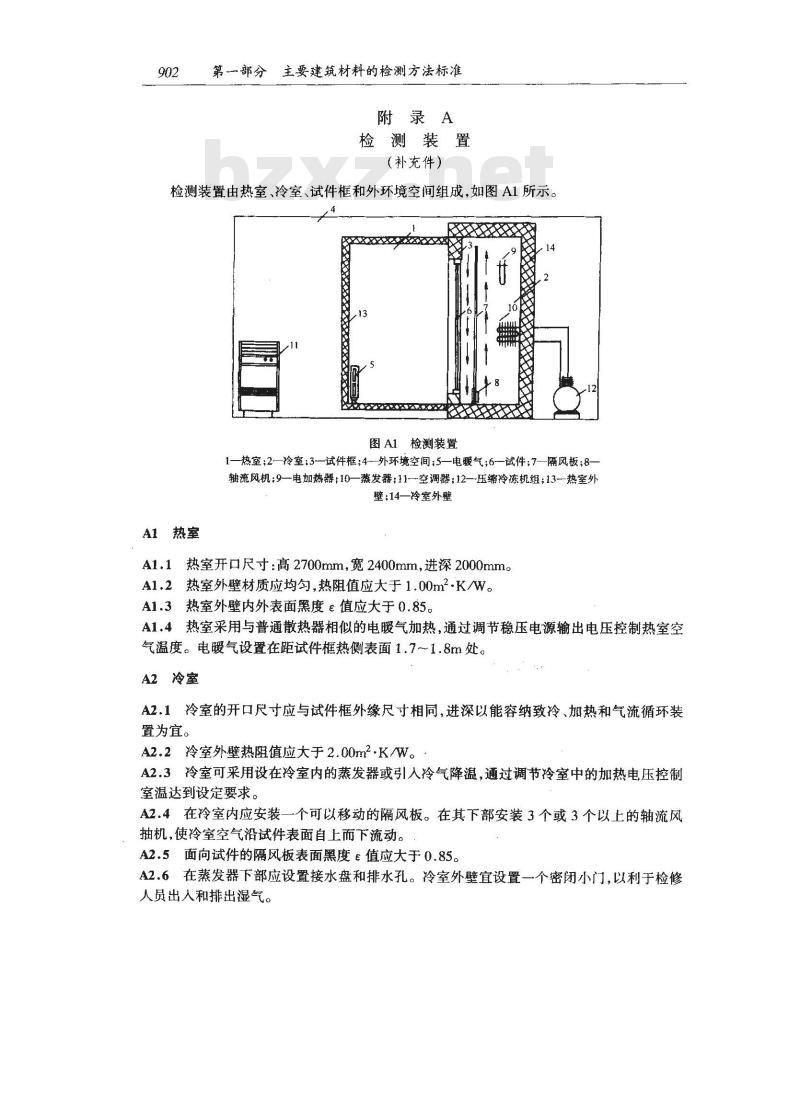 GB/T 16729-1997 建筑外门保温性能分级及其检测方法