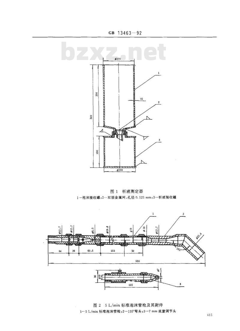GB 13463-1992 抗溶性泡沫灭火剂