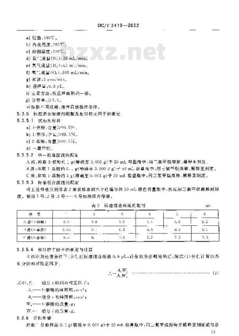 HG/T 3410-2002 1-萘酚