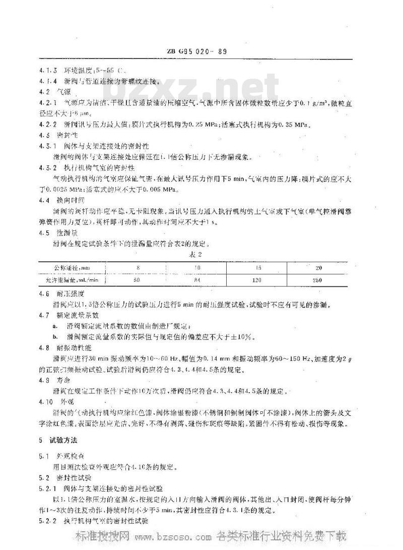 HG/T 3235-1989 橡胶机械用气动二位四通滑阀