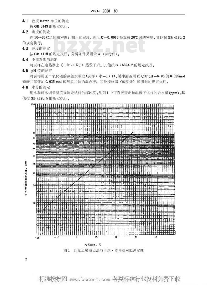 HG/T 3262-1989 工业四氯乙烯(原ZB/TG 16008-89)