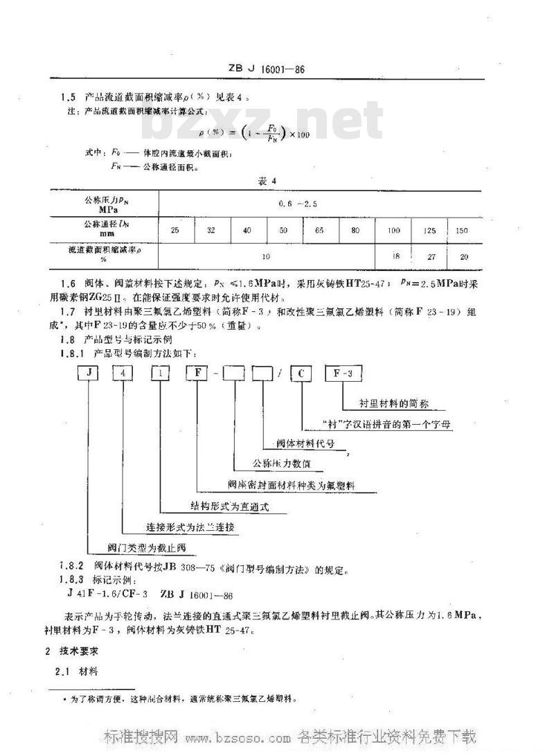 HG/T 3215-1986 聚三氟氯乙烯塑料衬里截止阀
