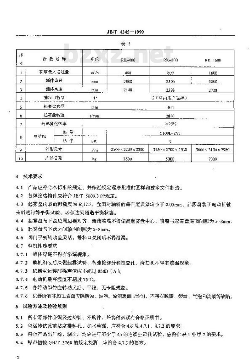 JB/T 4245-1999 矿浆准备器