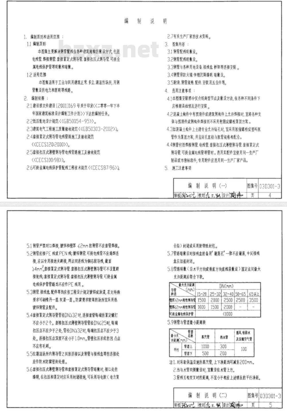 03D301-3 钢导管配线安装