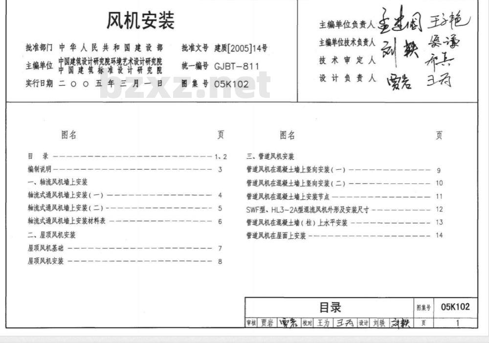 05K102 风机安装
