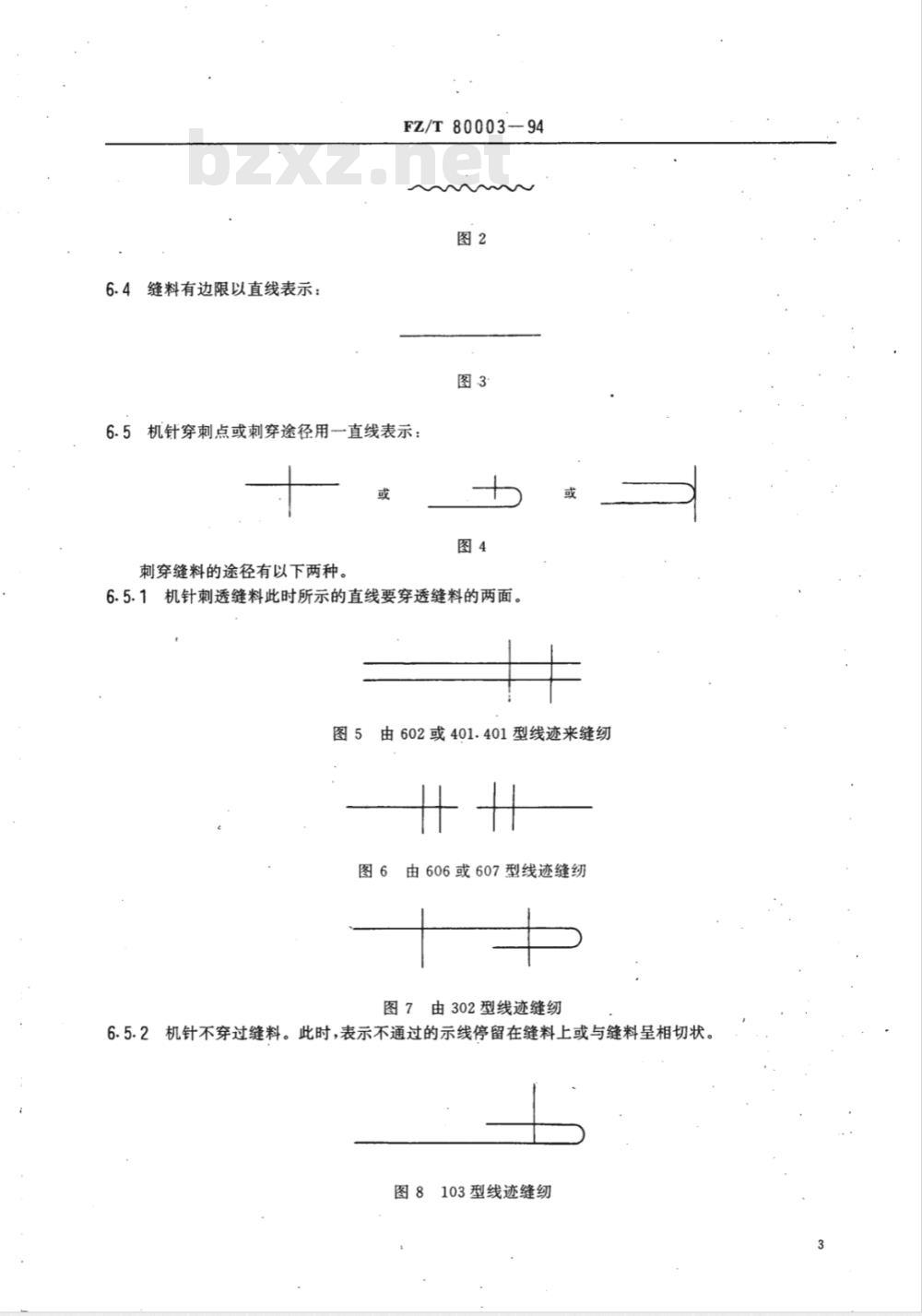 FZ/T 80003-1994 纺织品与服装缝纫型式分类和术语