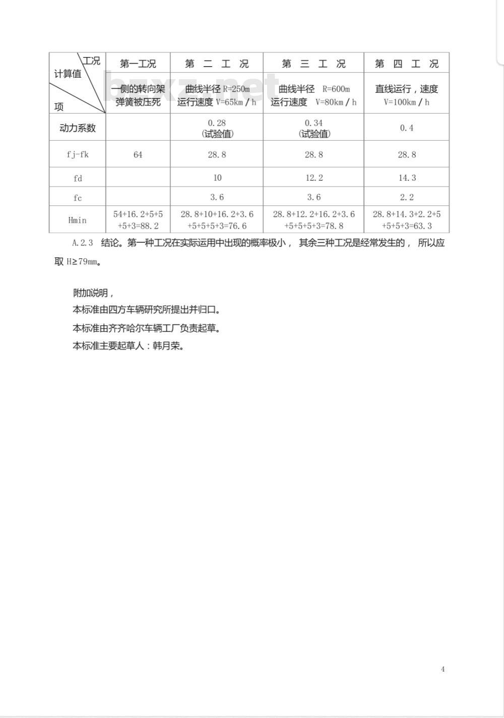 TB/T 1667-1985 棚车车体设计参数