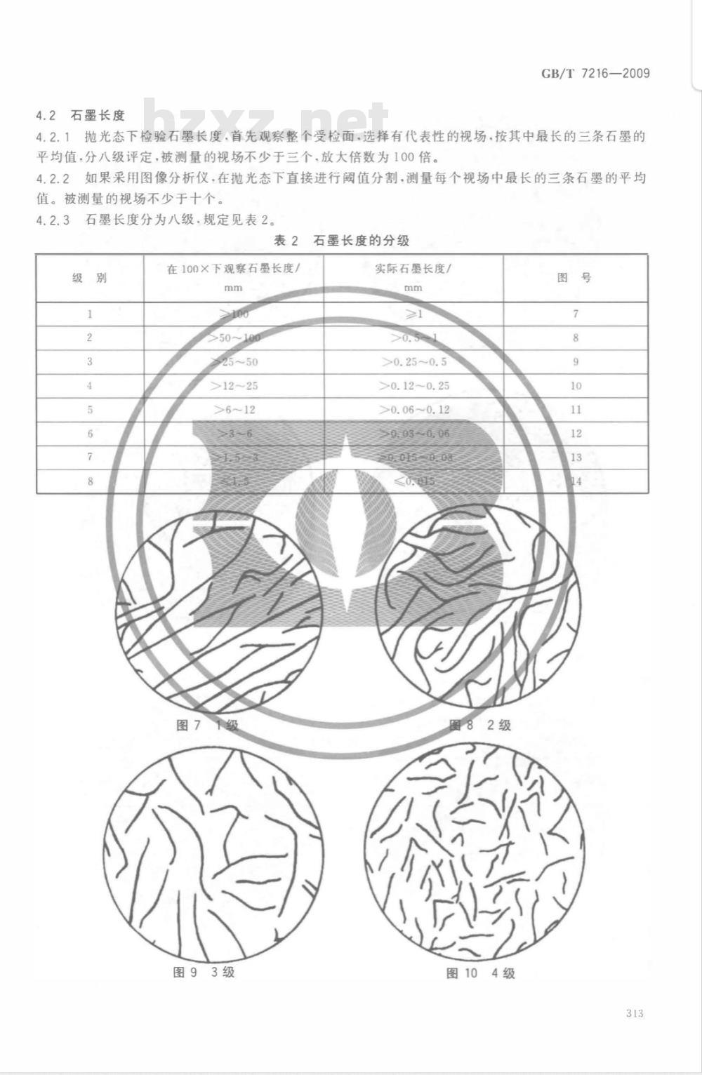 GB/T 7216-2009  灰铸铁金相检验