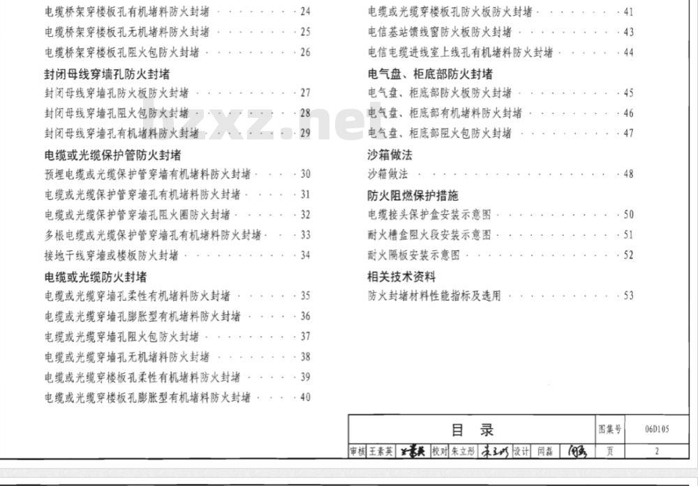 06D105 电缆防火阻燃设计与施工