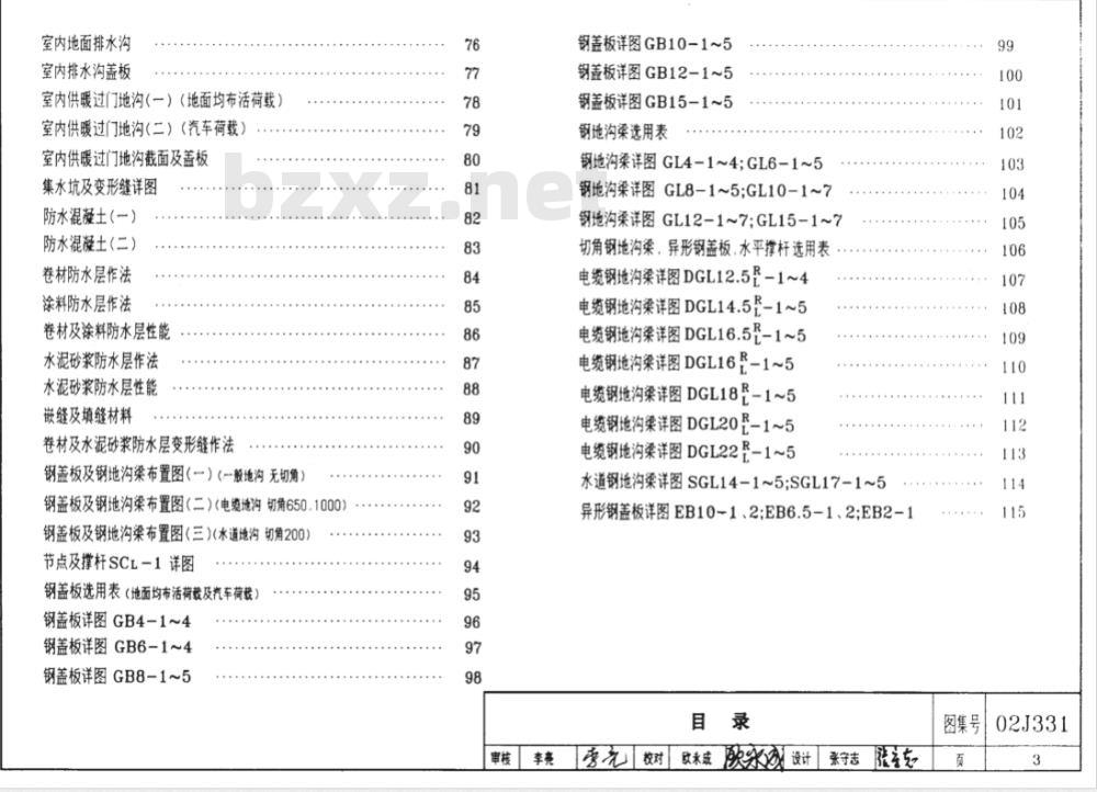 02J331、08J332 08G221 地沟及盖板（2009年合订本）