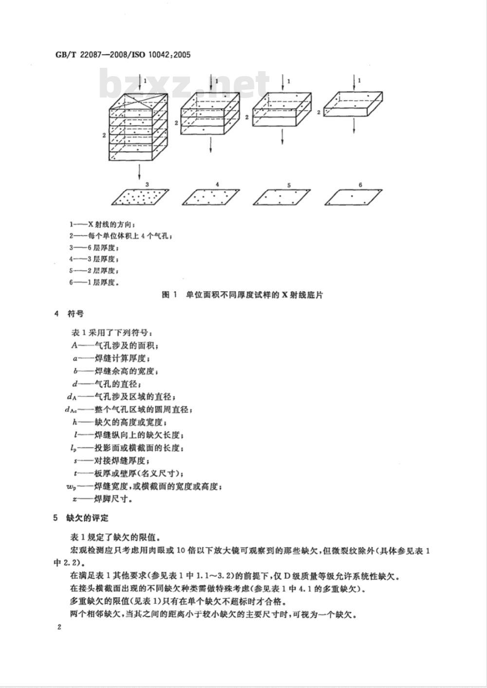 GB/T 22087-2008 铝及铝合金的弧焊接头 缺欠质量分级指南
