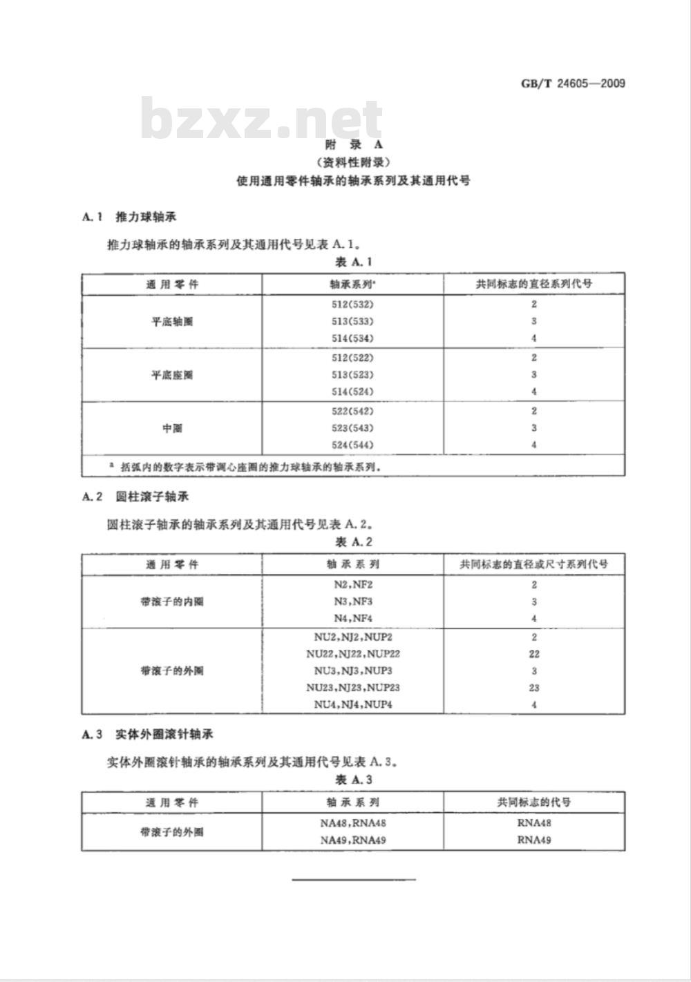 GB/T 24605-2009 滚动轴承 产品标志
