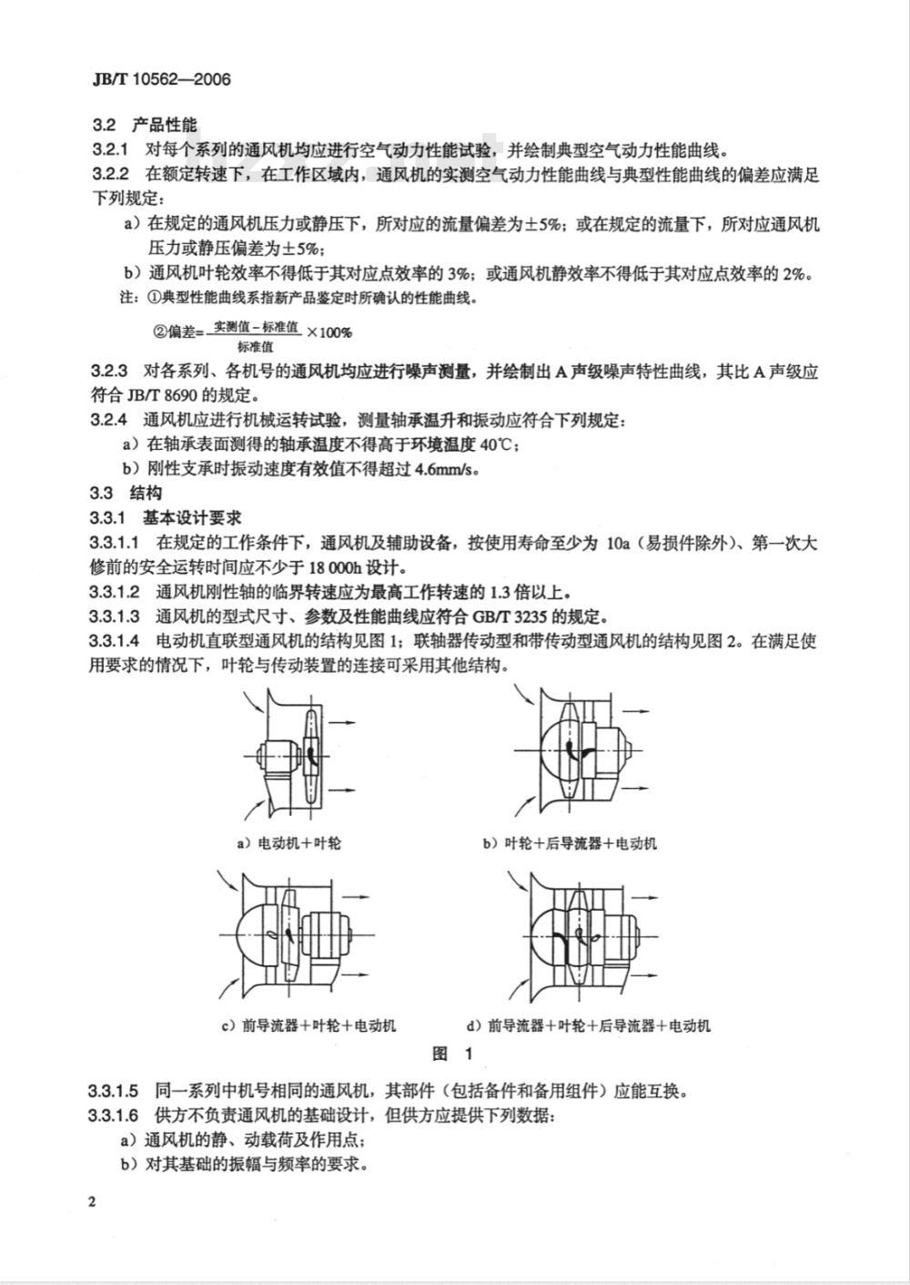 JB/T 10562-2006 一般用途轴流通风机技术条件