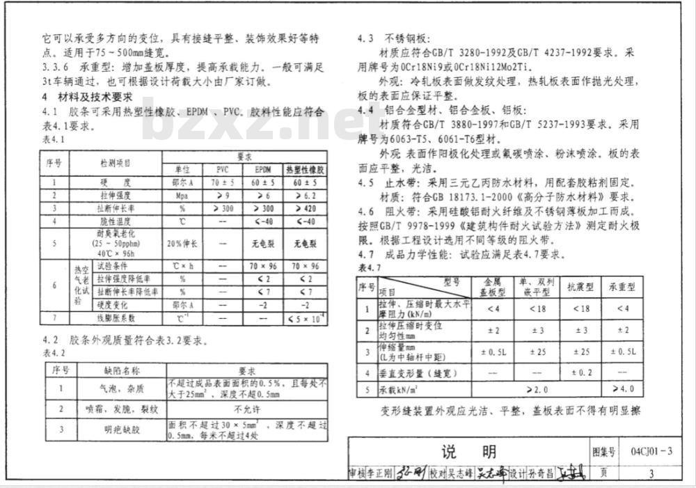 04CJ01-3 变形缝建筑构造（三）