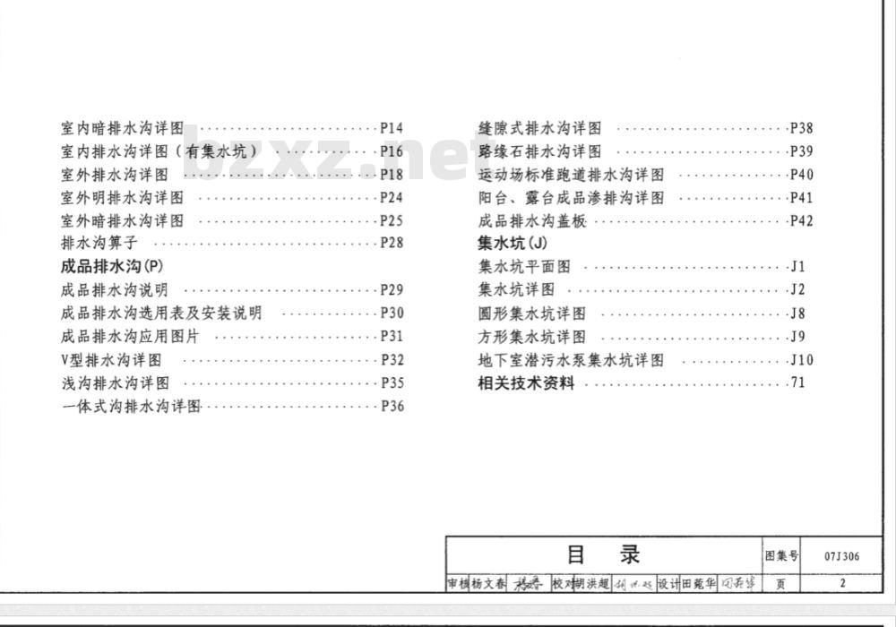 07J306 窗井、设备吊装口、排水沟、集水坑